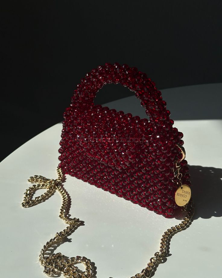 Sac Rubis - Mini Cabas Cristal de Luxe