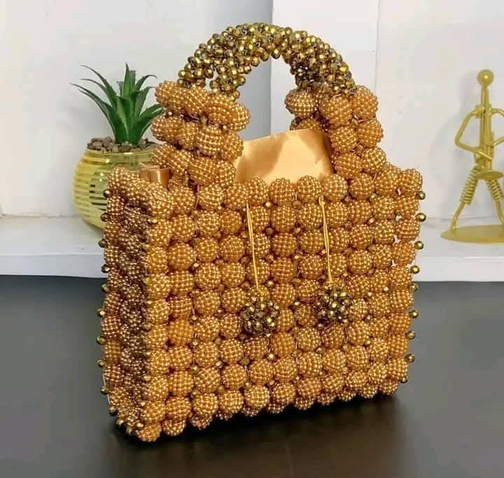 Sac Doré Royal - Cabas Perlé de Luxe