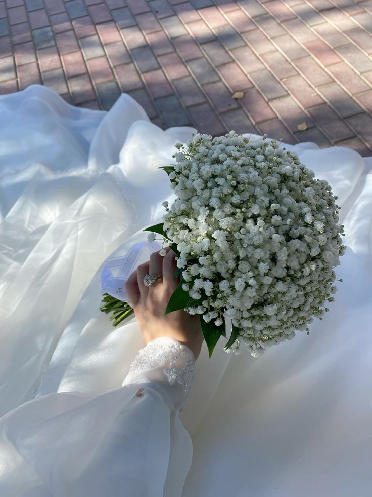 Nuage de Gypsophile - Bouquet de Mariée Nature